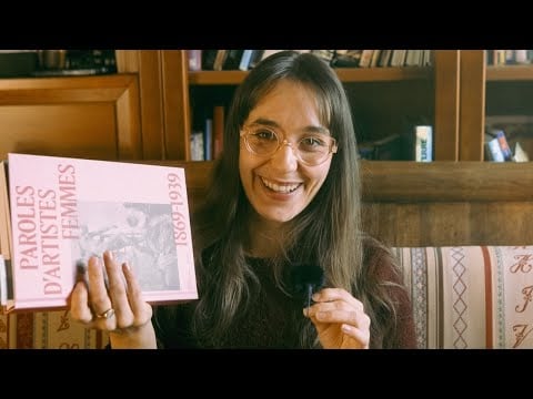 your french friend reading you book about women artists (asmr soft spoken)