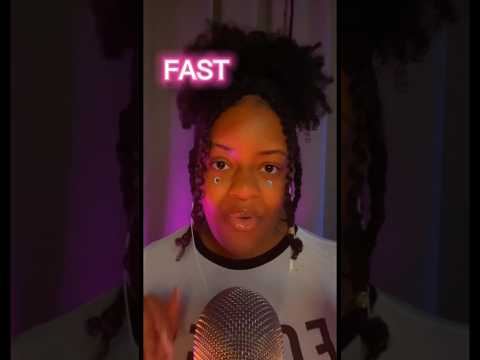 FAST or SLOW ASMR???⚡️🐌 #asmr #foryou