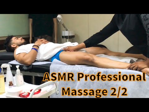 ASMR PROFESSIONAL BODY MASSAGE THERAPY BY YOGI TO FIROZ DURING SPA CLASSES | ASMRYOGi2