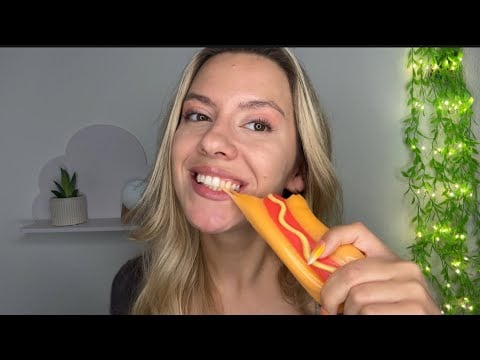 ASMR | Gummy Chewing at 100% Mic Sensitivity 🍬
