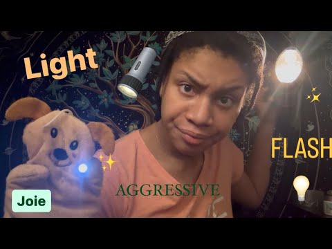 ASMR - Super Intense & Aggressive Light Triggers