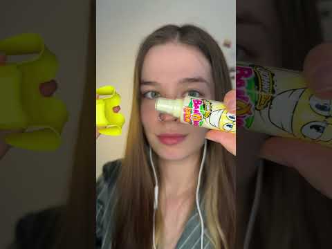 #asmr попробуем банан спрей