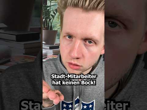Stadt-Mitarbeiter hat keinen Bock! #asmr #relax #asmrsounds