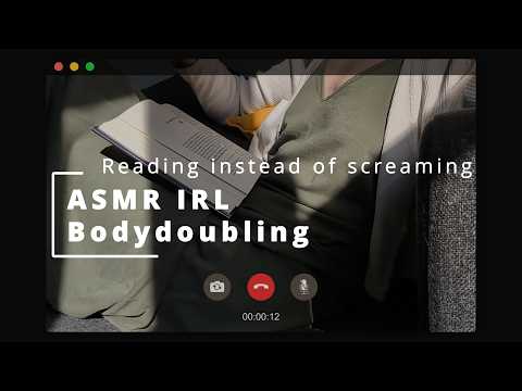 Reading when I just want to scream into a pillow | IRL ASMR | Book Pages | also I take a nap
