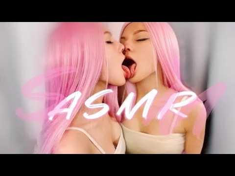 Soly ASMR - MIRROR | LICKING - MOUTH  SOUNDS - KISSES | #asmr #3dio #pov