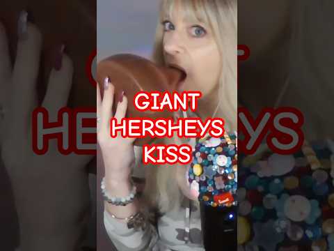 Giant Hersheys Kiss ASMR #mukbang