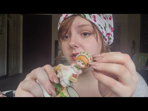 ASMR- Rummage Sale Haul!🍓🍄 (cute stuff w assorted triggers)