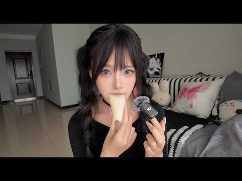 【ASMR食音】无人声咀嚼 糯叽叽年糕吃到停不下来💤深度助眠纯享版｜触发音 声控解压