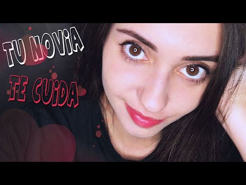 ASMR roleplay TU NOVIA te cuida | ASMR en español | Alia ASMR