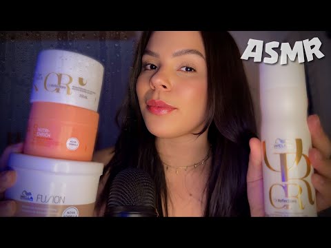 ASMR COMO CUIDO DO MEU CABELO-CONVERSANDO COM VCS+COMPRINHAS 🤑