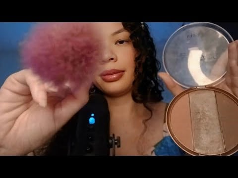 ASMR | amiga fofa maquiando você 💕 (atenção pessoal e sussurros) 💤