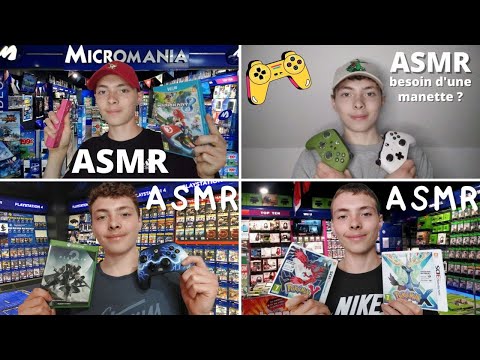 ASMR FR: Mes Roleplays Micromania en une vidéo (+2h30)