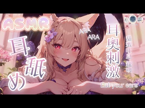 ASMR｜ARA ARA讓姊姊來疼愛你的耳朵❤️舔耳特輯｜ 귀 핥기｜あらあら❤️ 脳がゾクゾク 耳舐め｜ Ear licking  Eat your ears【バイノーラル/BINAURAL】