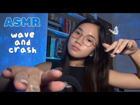 WAVE AND CRASH ASMR 🌊 | Relaxing Visuals and Whispers for SLEEP 😴