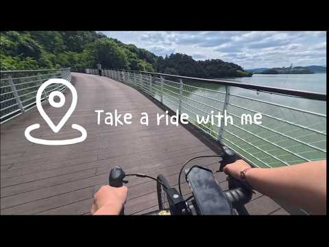 ASMR ear licking and take a ride with me