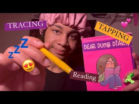 ASMR - Reading, Tapping, Tracing (Carlee)