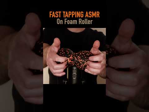 ASMR Fast Tapping On Foam Roller #asmr #asmrfasttapping #asmrnotalking