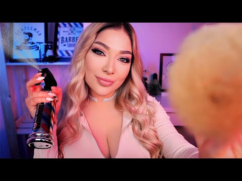 ASMR Inappropriate Barber Shop FOR MEN 👀💈 Beard Shave, Haircut, Pampering and Personal Attention