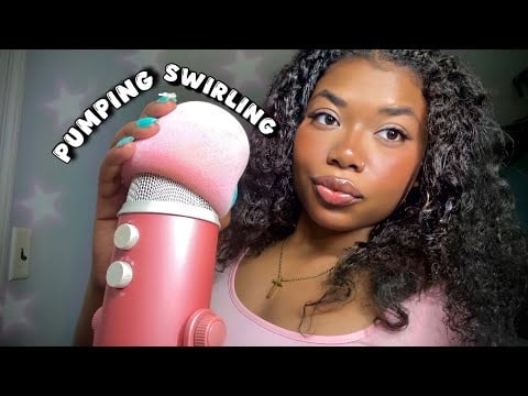 ASMR Intense Mouth Sounds + Mic Pumping & Mic Swirling (1 HOUR)