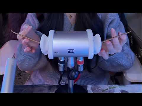 4HR Ear Ritual ASMR | Feather Tracing, Clay, Aloe Gel & Oily Cupping (No Talking)