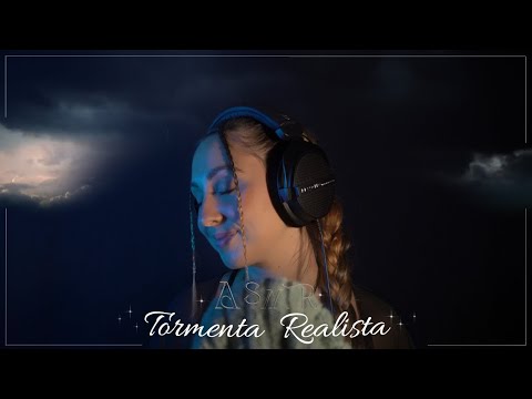 ASMR  CON UNA TOALLA !  | Simulando una TORMENTA REAL 🌩️🎧💤 | Duerme profundamente ( HD )