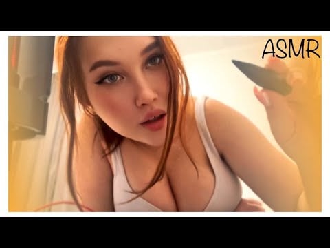 АСМР РАСКРАШУ ТВОЕ ЛИЦО МЕЛКАМИ ВИЗУАЛЬНЫЕ ТРИГГЕРЫ ШЕПОТ | ASMR I WILL COLOR YOUR FACE WITH CRAYONS