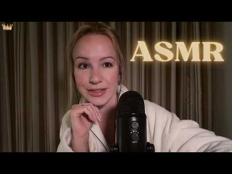ASMR: mic scratching, tingly whispers, face touching, & mouth sounds ✨