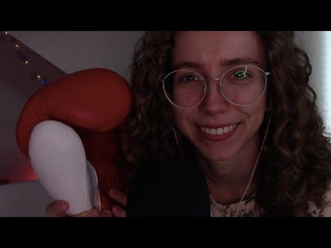 [ASMR] Tingly Sounds with my Boxing Glove 🥊✨ (sticky tapping, NO Talking)