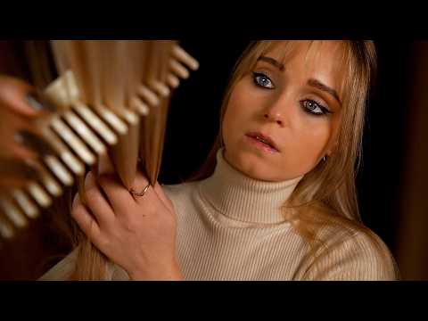 ASMR | Gently DETANGLING and BRUSHING your hair 💆🏼‍♀️