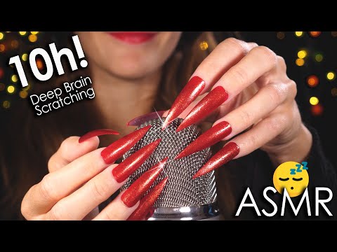 [10 Hours ASMR] Deep Brain Scratching (No Talking)