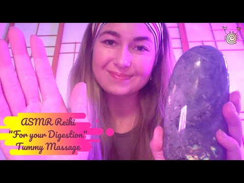 [ASMR] ~ 🧡Reiki for Digestion🧡| Reiki Master Massage, Relieving Bloat |✨ASMR Tummy Massage✨