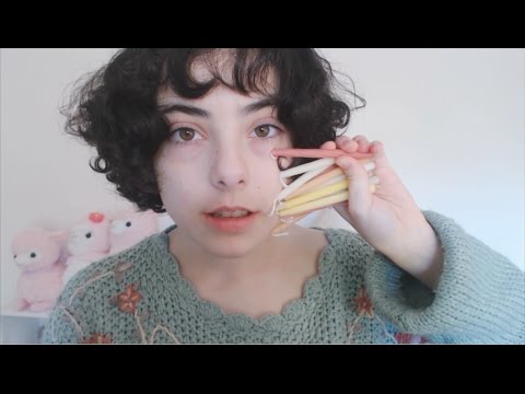 ASMR: Cutting up candles, water, brushing, tapping