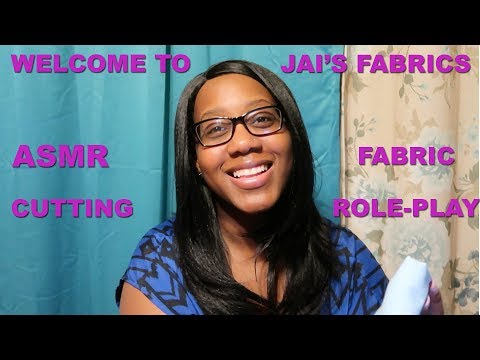 ASMR | CUTTING FABRIC | ROLE PLAY