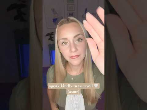 asmr speak kindly to yourself | affirmations & meditation #visualtingle #positiveaffirmations #relax