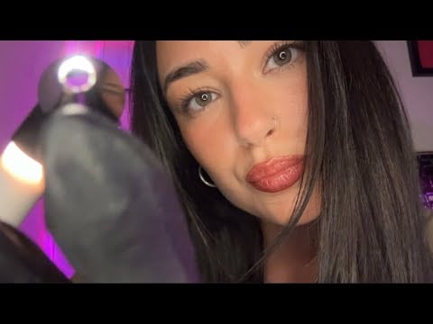 [ASMR] a VERY fast & aggressive and up close face inspection 🧐🔦