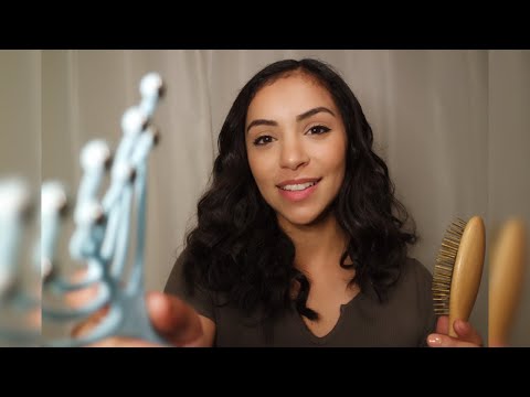 ASMR | INTENSELY Relaxing Scalp Massage & Hair Brushing 💆‍♀️