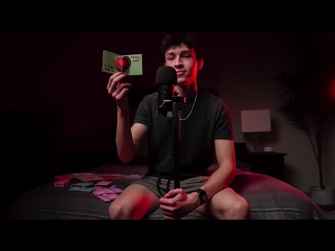 Valentine's Day cards from your boyfriend ASMR