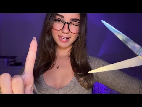 ASMR | girl who’s OBSESSED with you gives you a haircut ✂️ 