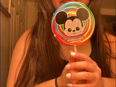 ASMR | Lollipop Eating (Mouth Sounds, Licking Sounds)