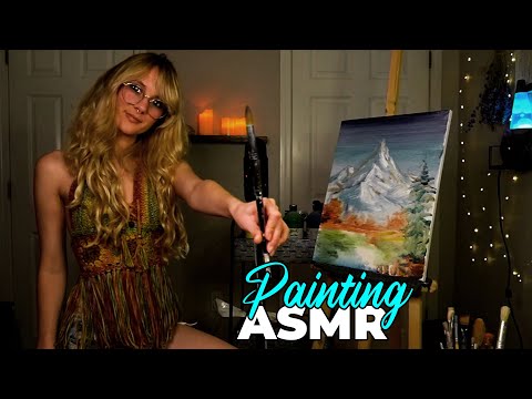 Whispering my Painting Process ASMR