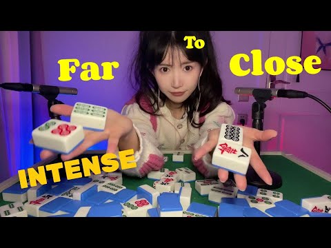 ASMR 硬核由遠到近麻將觸發音 刺激抓撓 Intense Far To Close Mahjong Triggers
