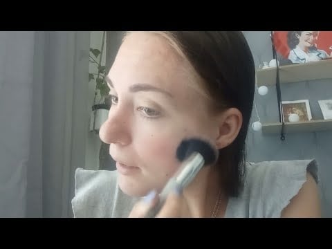 ASMR- Neighbourhood gossip and doing my makeup