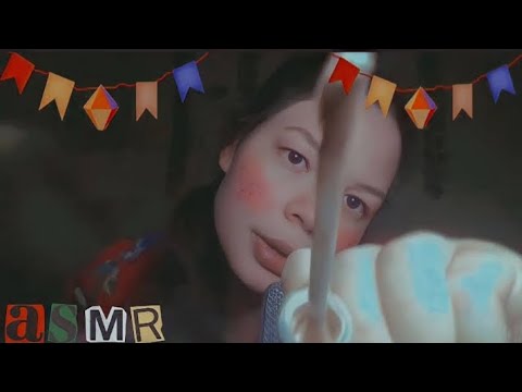 ASMR: TE MAQUIANDO SUAVEMENTE PRO SÃO JOÃO 💤✨