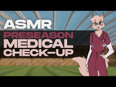 [Furry ASMR] Preseason Medical Check-Up ⚽ | Personal Attention, Examinary Triggers...