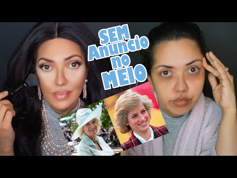 ASMR Maquia e Fofoca Rainha Camila , Princesa Diana e Charles #VozSuave