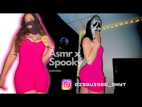 👻Spooky x Scary ASMR Roleplay. With Fabric Scratching and collarbone tapping! 💕