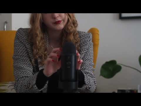 ASMR Blue Yeti Microphone Scratching ✨ no talking