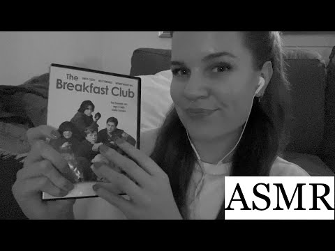 ASMR | With DVD's 📀 (tapping, whispering, lofi, b&w)