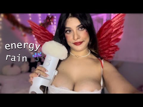 ASMR Cupid takes away your negative energy (energy rain) 💘☔️