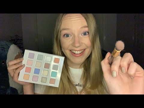 ASMR Doing Your Makeup (Whispered Livestream)